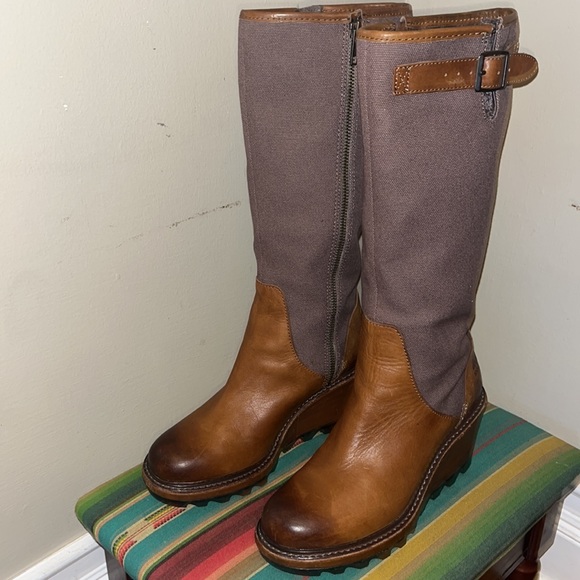 NWOB Vintage Sorrel Waterproof Stacked Heel Boots these are amazing Size 6 - Picture 5 of 8